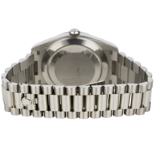 Rolex Day Date White Gold Blue Dial 5