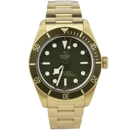 Tudor Black Bay 58 Yellow Gold Green Dial (1)