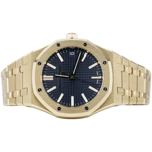 Audemars Piguet Royal Oak Rose Gold 41mm Blue Dial 2