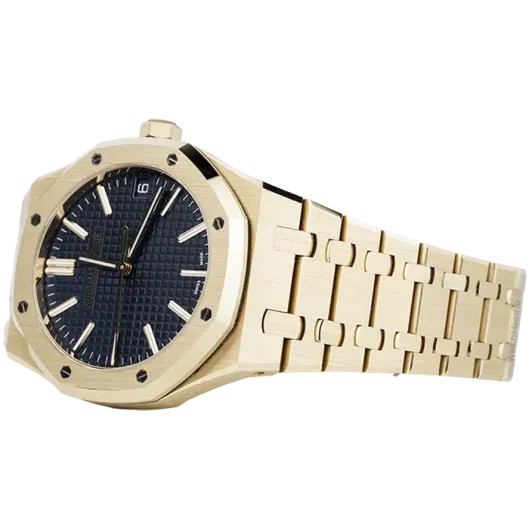Audemars Piguet Royal Oak Rose Gold 41mm Blue Dial 3