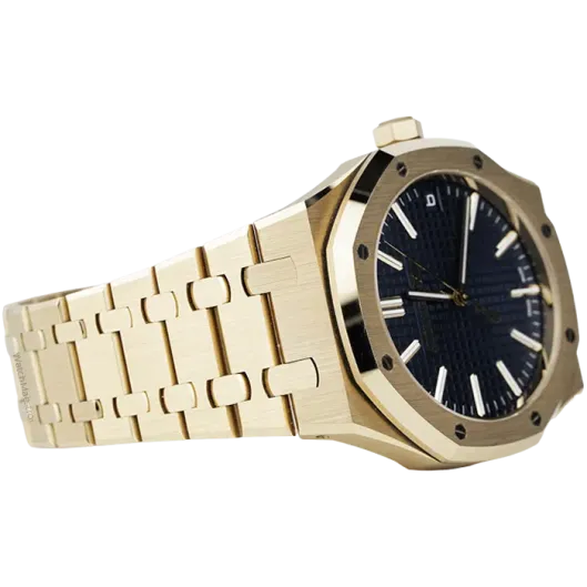 Audemars Piguet Royal Oak Rose Gold 41mm Blue Dial 4